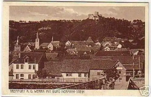 10422 Ak Treffurt an der Werra Burg Normannstein um1930