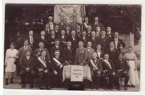 26724 Foto Ak Jugendverein Hermsdorf und Umgebung 1920