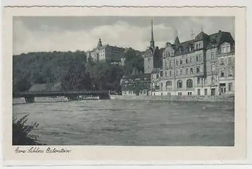 43558 Ak Gera Schloss Osterstein um 1950