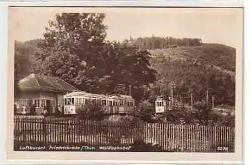 38520 Ak Friedrichroda Thüringen Waldbahnhof um 1970