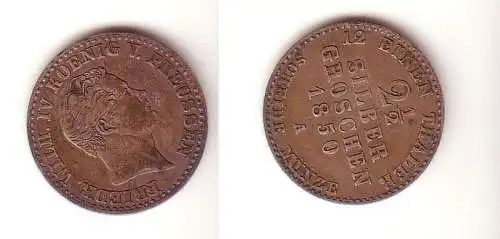 2 1/2 Silbergroschen Preussen 1850 A ss