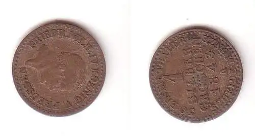 1 Silbergroschen Preussen 1843 A ss