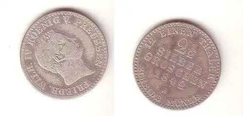 2 1/2 Silbergroschen Preussen 1842 A