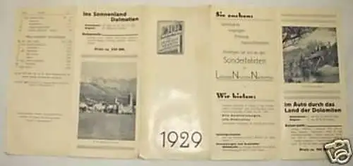 Reklame Prospekt Sonderfahrten Leipziger neueste Nachr.