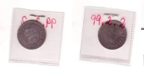 50 Pfennig Zink Münze Notgeld Stadt Dinslaken 1917