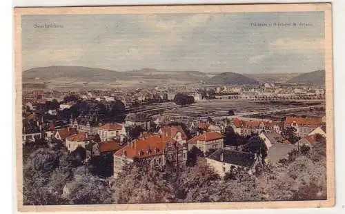 61685 Feldpost Ak Saarbrücken Talstraße und Ostviertel St. Johann 1918