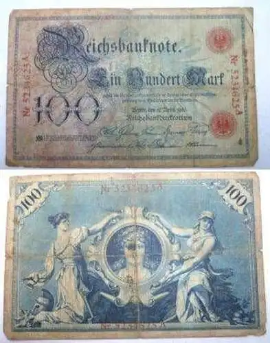 Banknote 100 Mark Deutsches Kaiserreich 1903