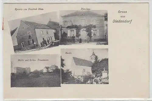 02283 Mehrbild Ak Gruß aus Diedendorf im Elsass 1907