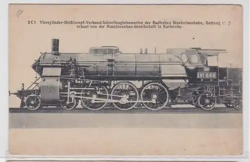 83699 AK Heißdampf-Schnellzuglokomotive der badischen Staatseisenbahn Gattung IV