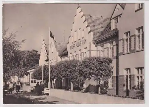 85285 Ak Ostseebad Lubmin "Philipp-Müller-Heim" (Reichsbahnerholungsheim) 1965