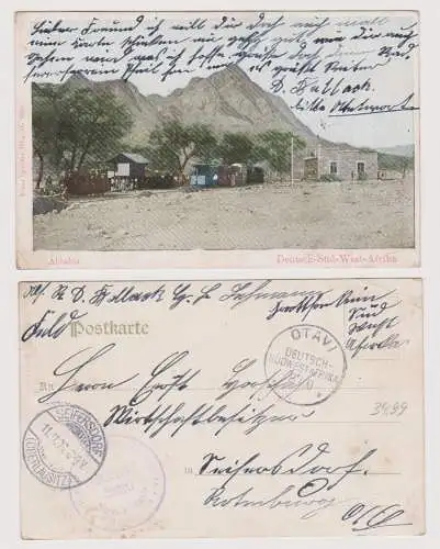 901924 Ak Abbabis Deutsch Süd-Westafrika Namibia Stempel Otavi 1906