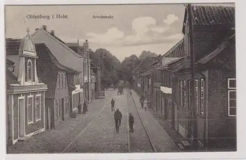 99518 Ak Oldenburg i. holst. - Schuhstraße um 1920