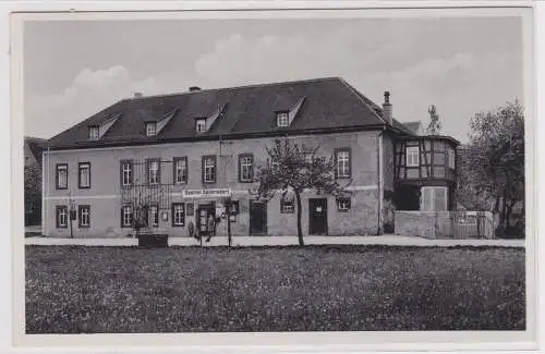 900214 AK Gasthof Seifertsdorf, Bes. Paul Erler, Außenansicht 1940