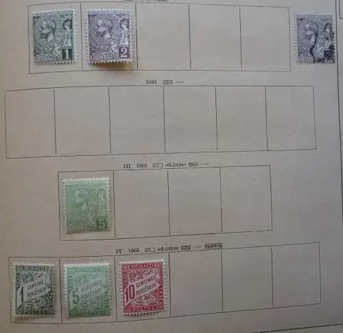 seltene Briefmarkensammlung Monaco ab 1891 (116206)