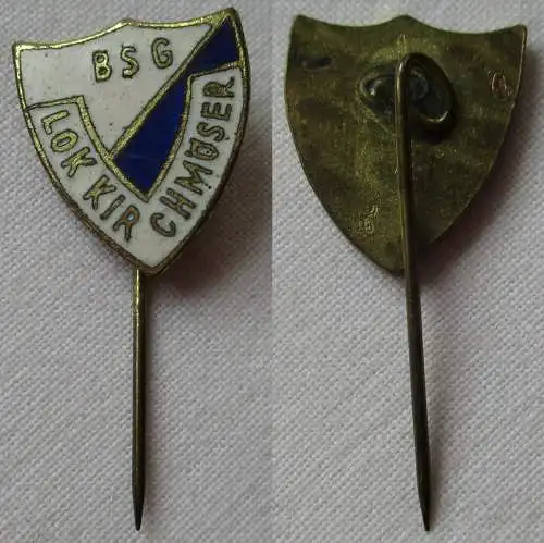 DDR Sport Anstecknadel Mitgliedsabzeichen BSG Lok Kirchmöser (106824)