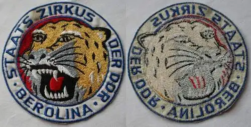 DDR Aufnäher Stoffabzeichen Emblem Staatszirkus Zirkus Berolina Ø 11cm (105659)