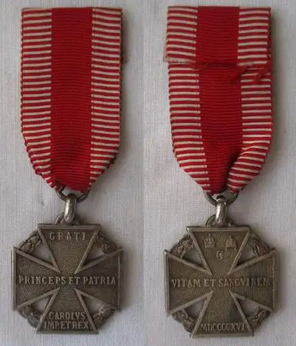 Österreich Orden Kreuz Karl Truppenkreuz 1916 am Band (164001)