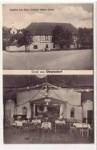 56661 Mehrbild Ak Gruß aus Obersdorf bei Sangerhausen 1925