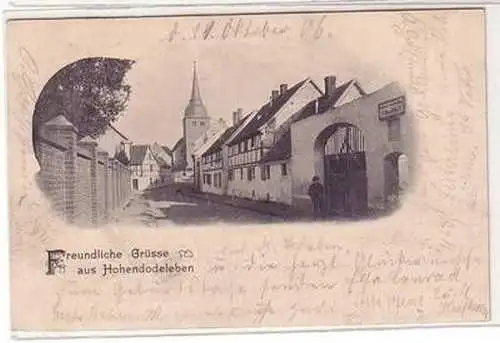 56727 Ak Freundliche Grüsse aus Hohendodeleben 1906