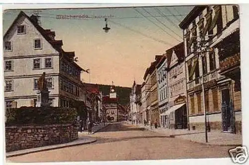 32763 Ak Bleicherode Hauptstraße mit Geschäften 1930