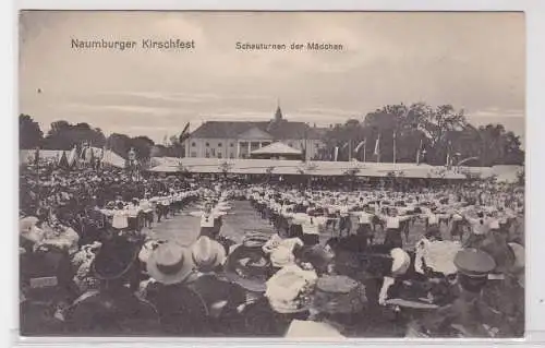 90687 AK Naumburger Kirschfest - Schauturnen der Mädchen um 1930