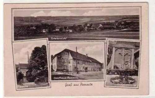 49514 Mehrbild-Ak Gruß aus Pomnitz Gasthaus usw. 1957