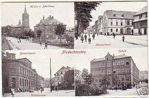 15970 AK Niederhasslau Gemeindeamt Schule 1930