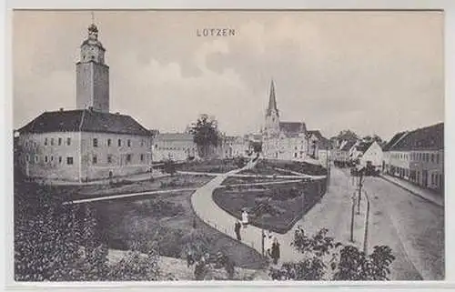 57311 Ak Lützen Stadtansicht mit Kirche um 1910