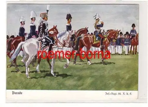 80300 Ak Infanterie Regiment 92 X.A.K. Parade um 1930