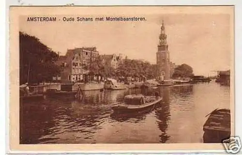 31307 Ak Amsterdam Oude Schans met Montelbaanstoren1921