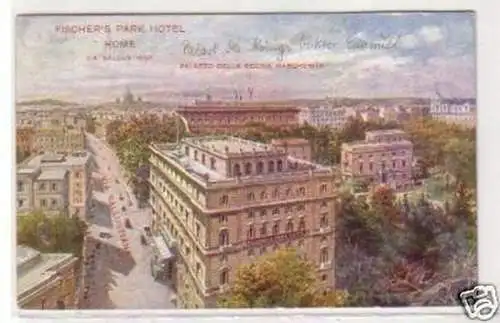 31012 Ak Rom (Rome) Fischer´s Park Hotel um 1920