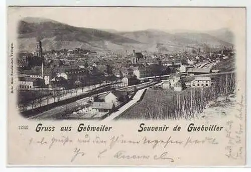 45348 Ak Gruß aus Gebweiler Guebwiller Elsass 1899