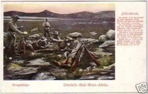 21274 Ak deutsche Kolonie DSWA "Feldpostbriefe" um 1905