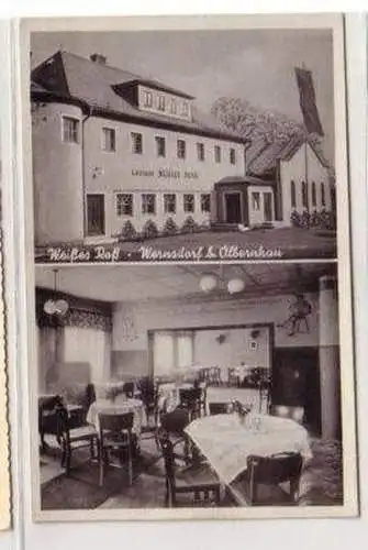 35645 Ak Wernsdorf bei Olbernhau Gasthof Weißes Roß 1940