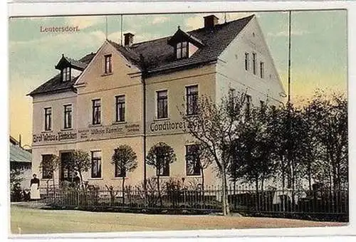 61502 Ak Leutersdorf Conditorei Bäckerei W. Kämmler 1916