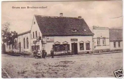 23313 Ak Gruss aus Brodenaundorf Gasthaus um 1910