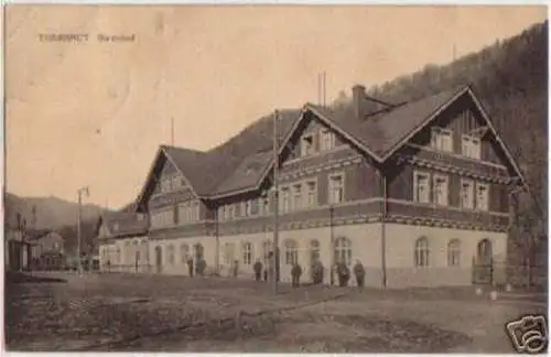 15386 Ak Tharandt Bahnhof 1912