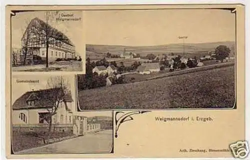 28830 Mehrbild Ak Weigmannsdorf im Erzgebirge 1910