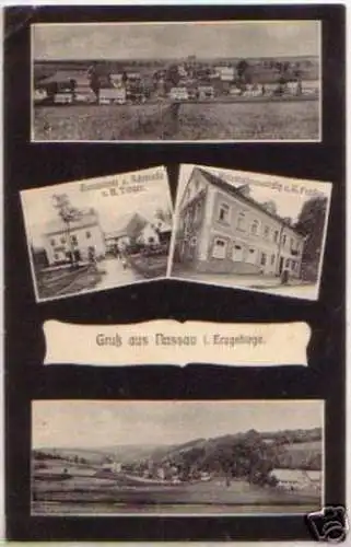 13333 Mehrbild Ak Gruß aus Nassau im Erzgebirge 1912