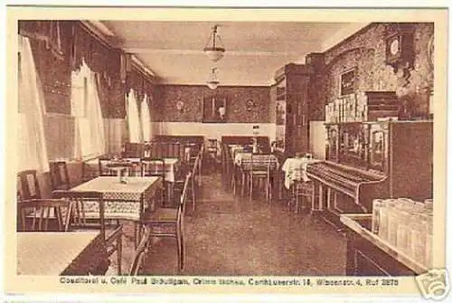 14407 Ak Crimmitschau Conditorei & Cafe´um 1920