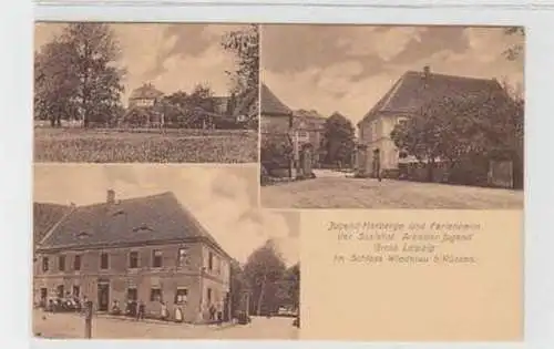 37370 Mehrbild Ak Schloss Wiederau bei Rüssen um 1920