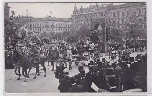 83554 Ak Historischer Festzug zur Universitäts Jubelfeier in Leipzig 1909, Nr.7