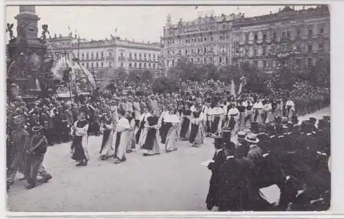 83555 Ak Historischer Festzug zur Universitäts Jubelfeier in Leipzig 1909, Nr.10