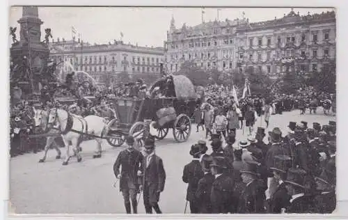 82817 Ak Historischer Festzug zur Universitäts Jubelfeier in Leipzig 1909, Nr.8