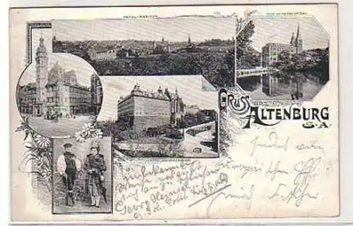 35907 Mehrbild Ak Gruss aus Altenburg S.-A. 1897