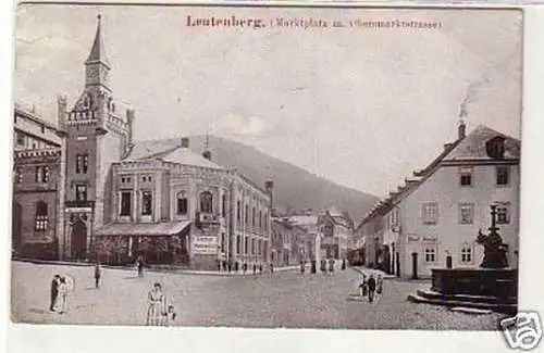 31742 Ak Leutenberg Marktplatz m. Oberemarktstraße 1910