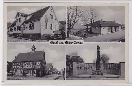 89520 Mehrbild Ak Gruß aus Klein Gerau Gasthaus zum Anker usw. um 1940