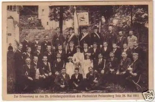 19392 Ak Gründungsjubiläum Pfeiffenklub Sulz 28.Mai1911