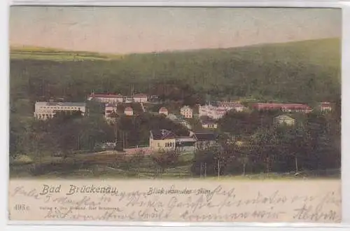 51248 Ak Bad Brückenau Blick von der Alm 1906