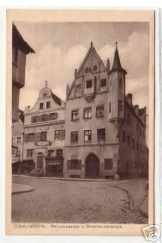 18338 Ak Donauwörth Stadtzollgebäude um 1930